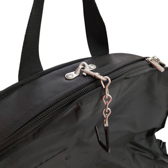 WallyBags Tri-Fold Garment Bag Shoulder Strap Multiple Accessory Pockets Black - Picture 14 of 16